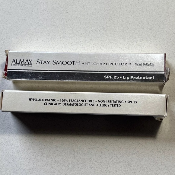 2x ALMAY Stay Smooth Anti-Chap Lipcolor with SPF 25 - Lip Protectant #41 WINE - Picture 5 of 7